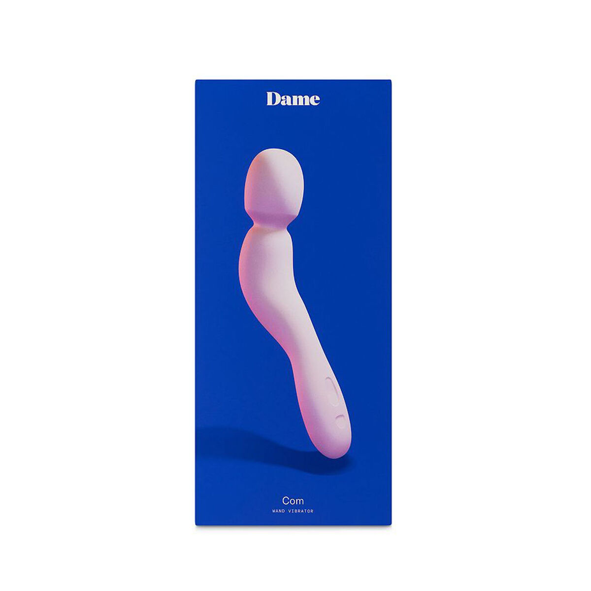 Vibrador Dame Com Wand Massager Quartz Branco Cor de Rosa